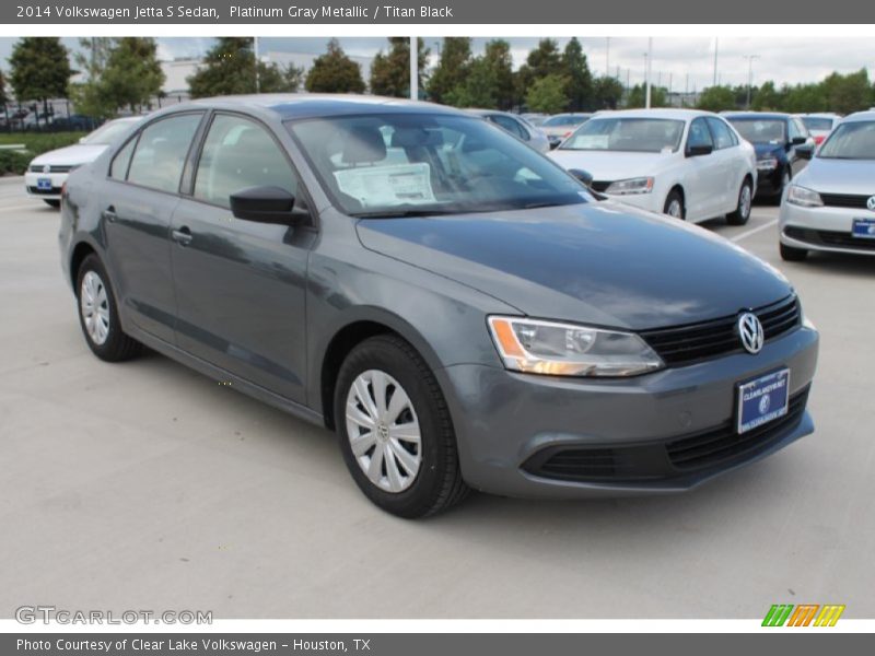 Platinum Gray Metallic / Titan Black 2014 Volkswagen Jetta S Sedan