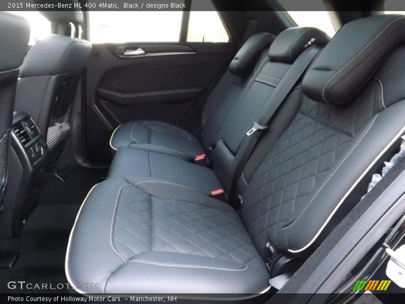 Rear Seat of 2015 ML 400 4Matic