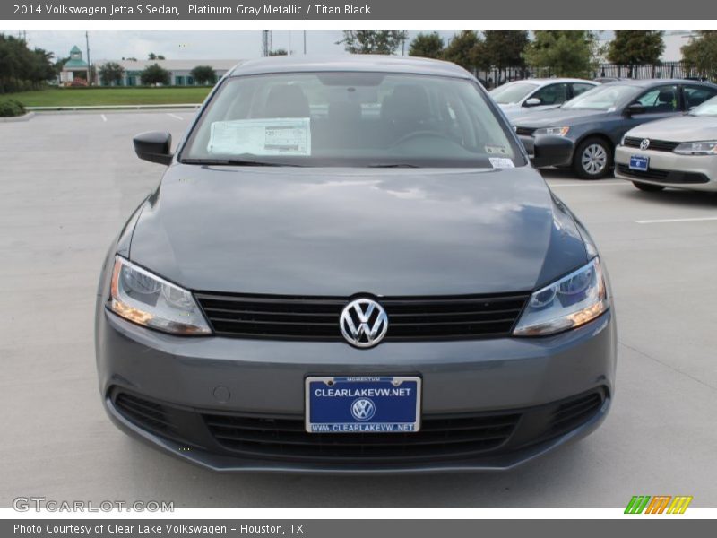 Platinum Gray Metallic / Titan Black 2014 Volkswagen Jetta S Sedan