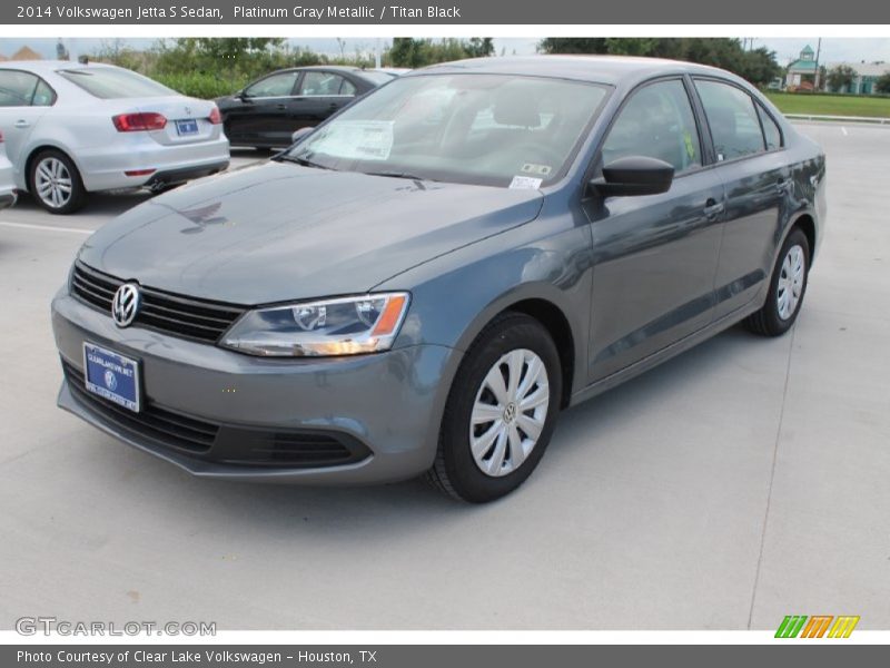 Platinum Gray Metallic / Titan Black 2014 Volkswagen Jetta S Sedan