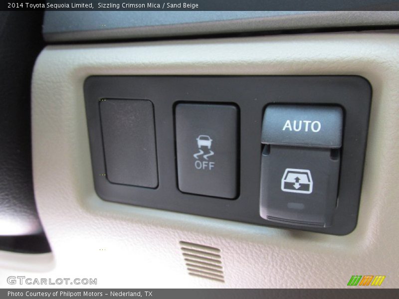 Sizzling Crimson Mica / Sand Beige 2014 Toyota Sequoia Limited