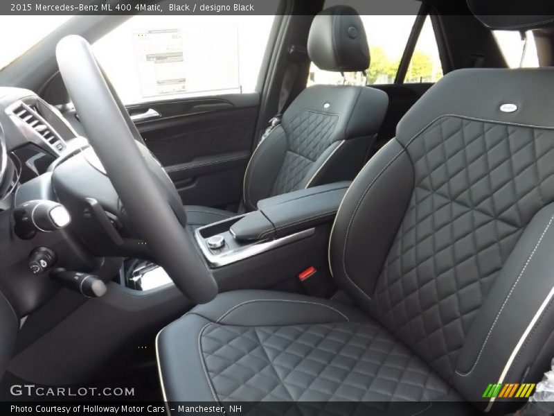 Front Seat of 2015 ML 400 4Matic
