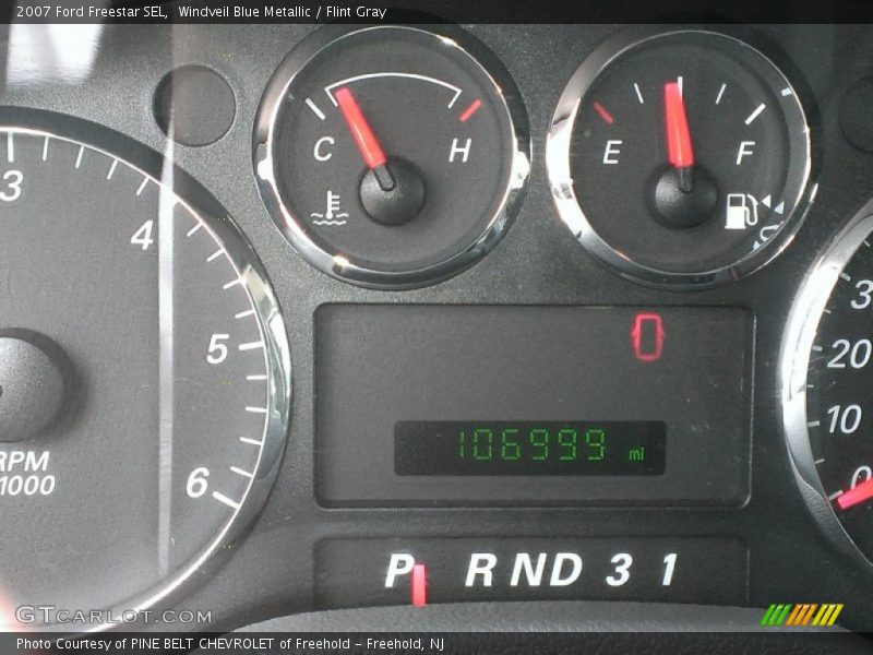 Windveil Blue Metallic / Flint Gray 2007 Ford Freestar SEL