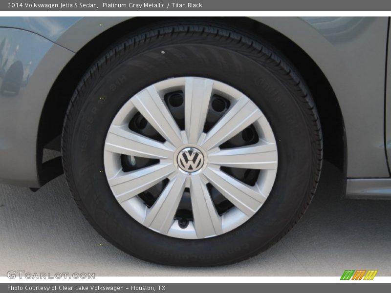 Platinum Gray Metallic / Titan Black 2014 Volkswagen Jetta S Sedan