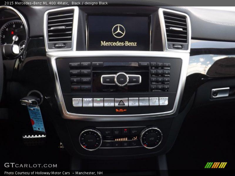 Controls of 2015 ML 400 4Matic