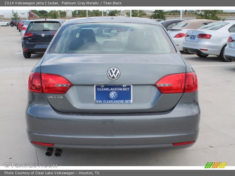 Platinum Gray Metallic / Titan Black 2014 Volkswagen Jetta S Sedan