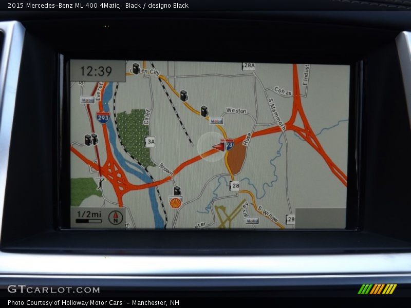 Navigation of 2015 ML 400 4Matic