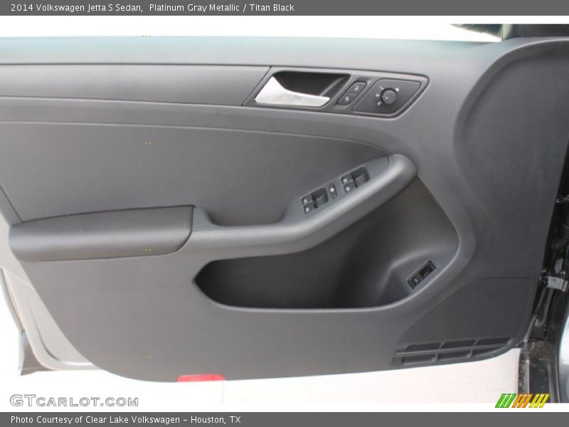 Platinum Gray Metallic / Titan Black 2014 Volkswagen Jetta S Sedan