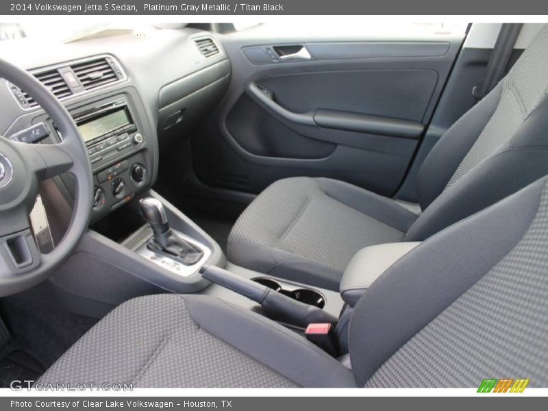 Platinum Gray Metallic / Titan Black 2014 Volkswagen Jetta S Sedan