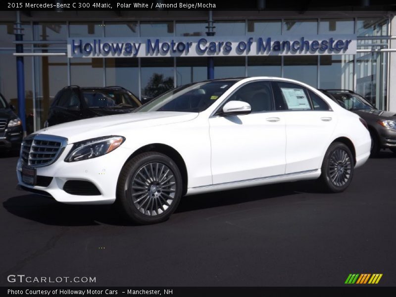 Polar White / Almond Beige/Mocha 2015 Mercedes-Benz C 300 4Matic