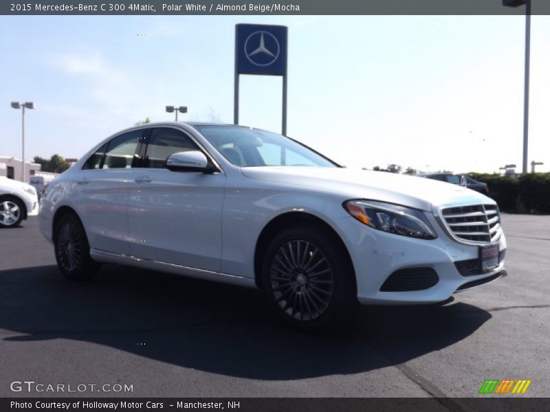 Polar White / Almond Beige/Mocha 2015 Mercedes-Benz C 300 4Matic
