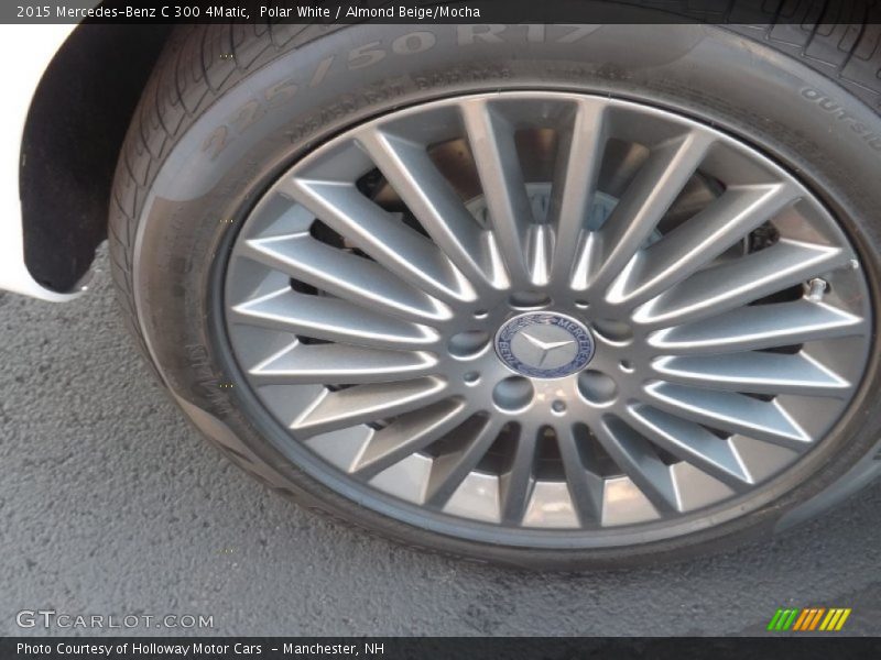 Polar White / Almond Beige/Mocha 2015 Mercedes-Benz C 300 4Matic