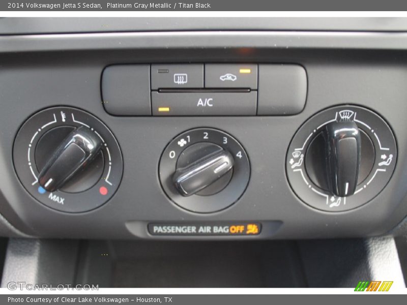 Platinum Gray Metallic / Titan Black 2014 Volkswagen Jetta S Sedan