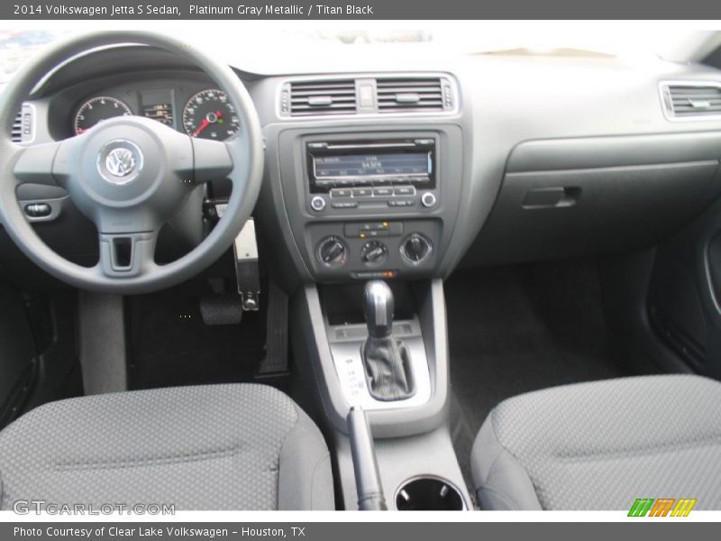 Platinum Gray Metallic / Titan Black 2014 Volkswagen Jetta S Sedan