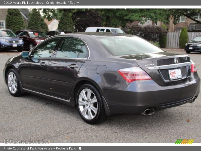 Grigio Metallic / Ebony 2010 Acura RL Technology