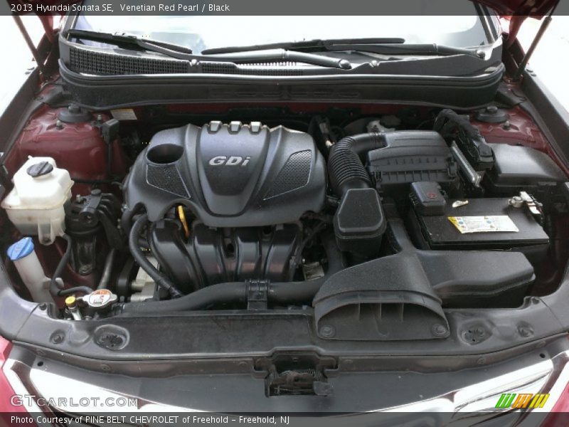 Venetian Red Pearl / Black 2013 Hyundai Sonata SE