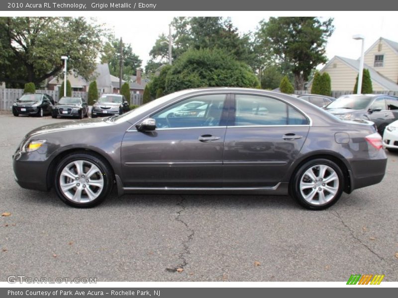 Grigio Metallic / Ebony 2010 Acura RL Technology