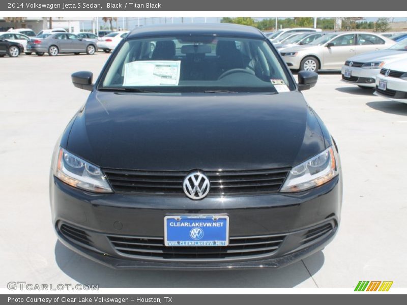 Black / Titan Black 2014 Volkswagen Jetta S Sedan