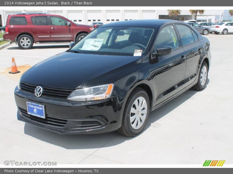 Black / Titan Black 2014 Volkswagen Jetta S Sedan