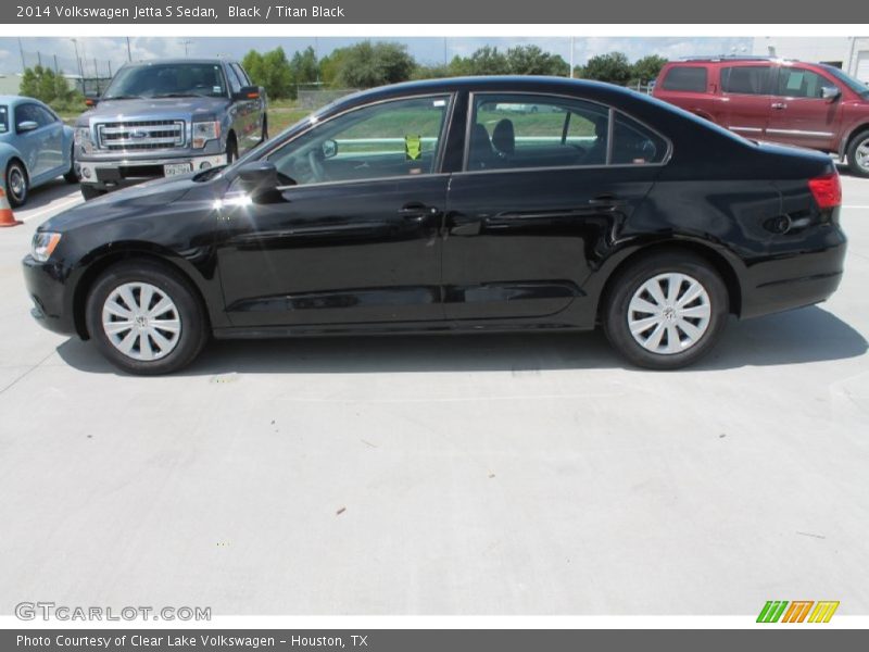 Black / Titan Black 2014 Volkswagen Jetta S Sedan