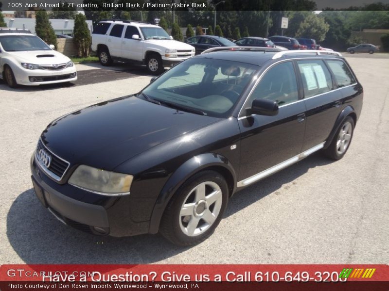 Brilliant Black / Platinum/Sabre Black 2005 Audi Allroad 2.7T quattro