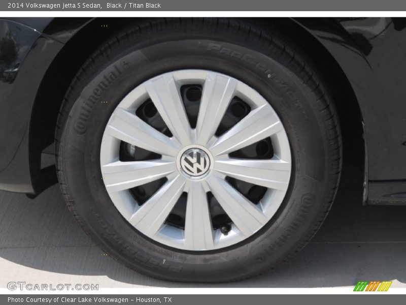 Black / Titan Black 2014 Volkswagen Jetta S Sedan