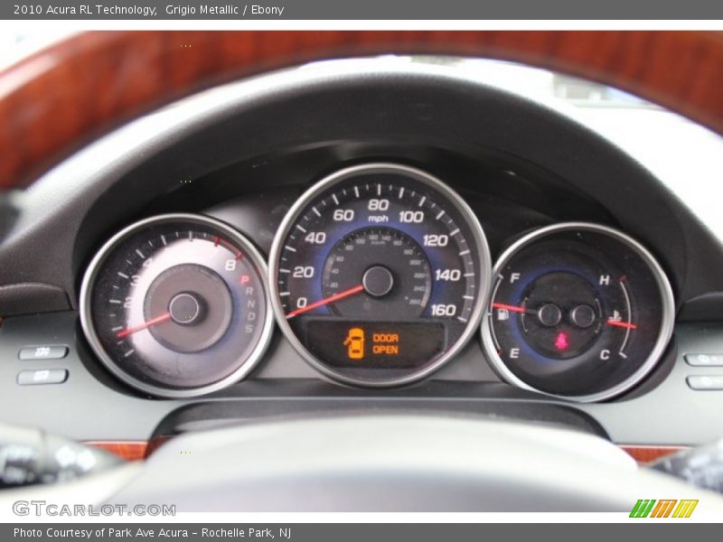 Grigio Metallic / Ebony 2010 Acura RL Technology