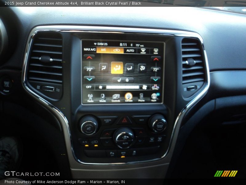 Controls of 2015 Grand Cherokee Altitude 4x4