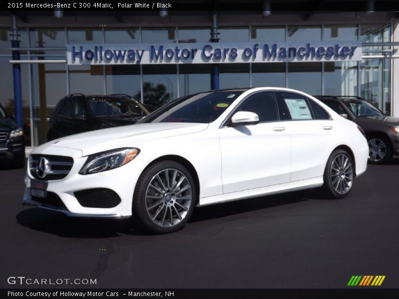 Polar White / Black 2015 Mercedes-Benz C 300 4Matic
