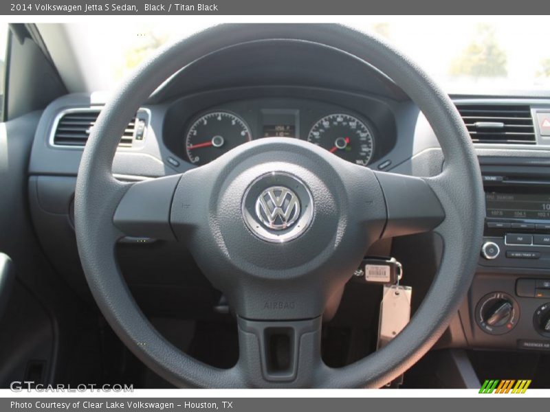 Black / Titan Black 2014 Volkswagen Jetta S Sedan