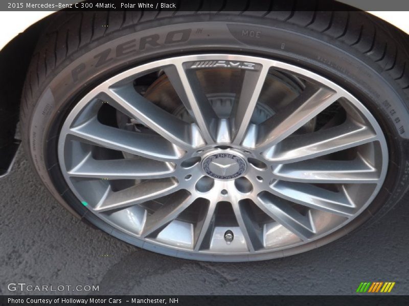 Polar White / Black 2015 Mercedes-Benz C 300 4Matic