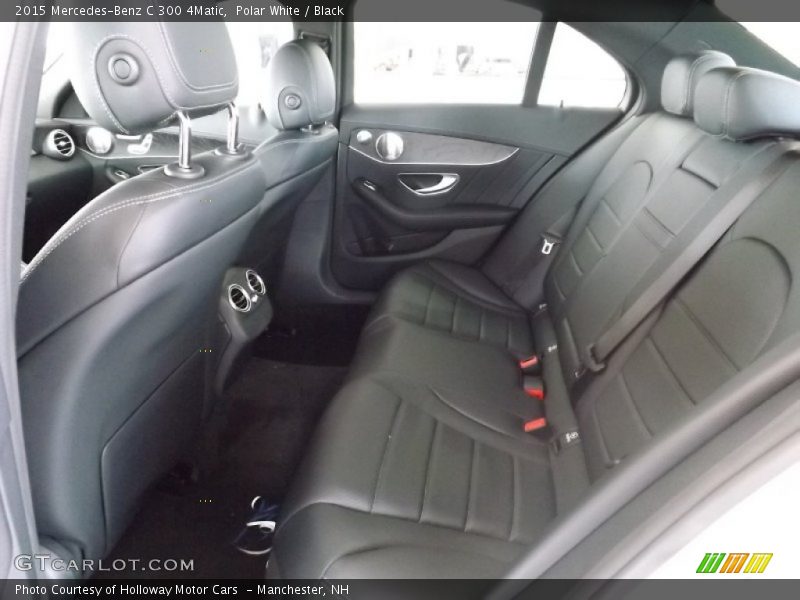 Polar White / Black 2015 Mercedes-Benz C 300 4Matic