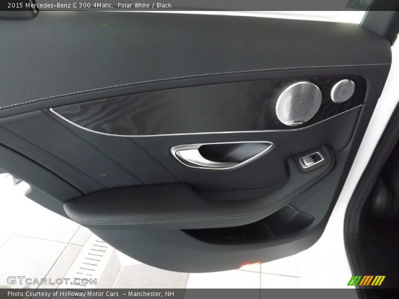 Polar White / Black 2015 Mercedes-Benz C 300 4Matic