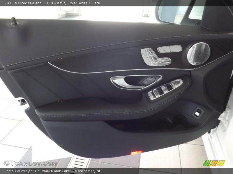 Polar White / Black 2015 Mercedes-Benz C 300 4Matic