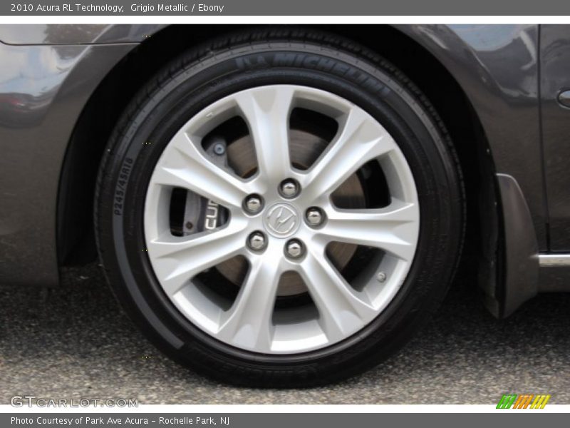 Grigio Metallic / Ebony 2010 Acura RL Technology