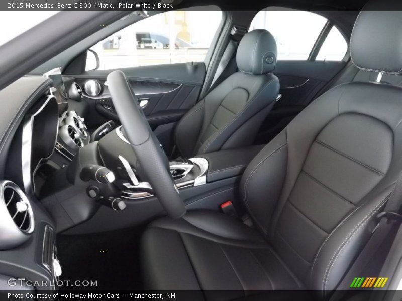 Polar White / Black 2015 Mercedes-Benz C 300 4Matic
