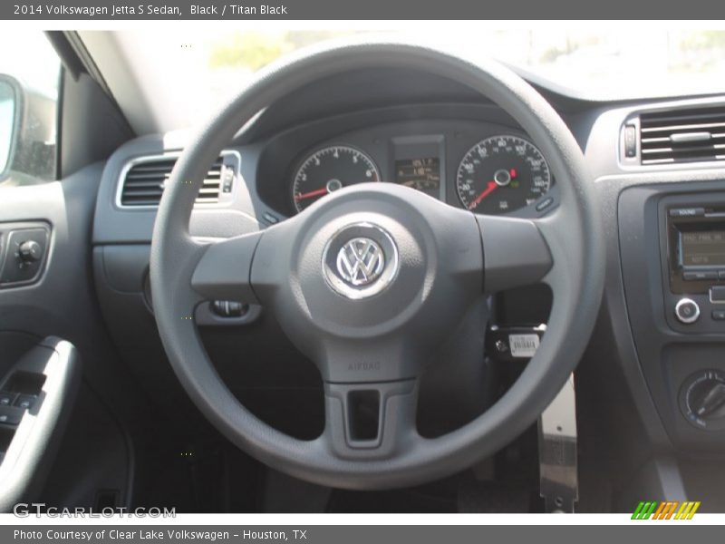 Black / Titan Black 2014 Volkswagen Jetta S Sedan