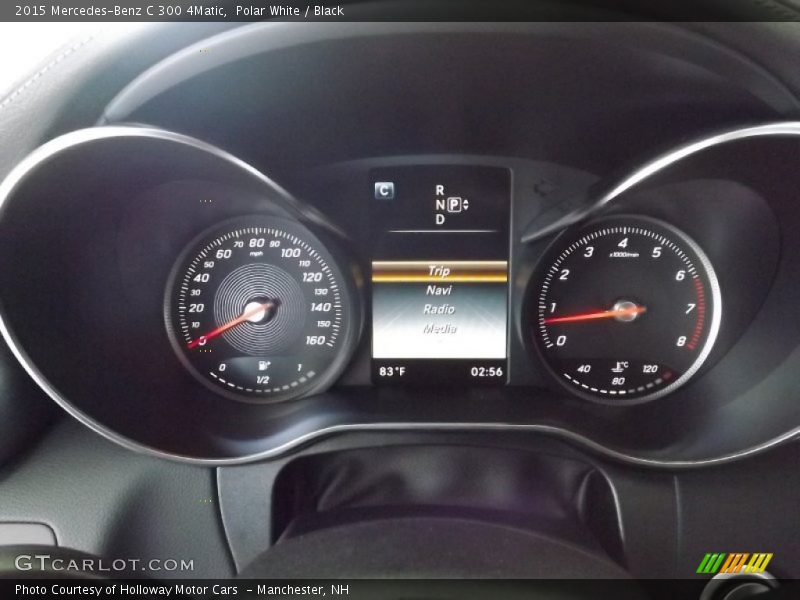 Polar White / Black 2015 Mercedes-Benz C 300 4Matic
