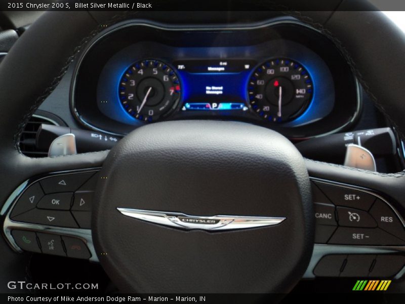 Billet Silver Metallic / Black 2015 Chrysler 200 S