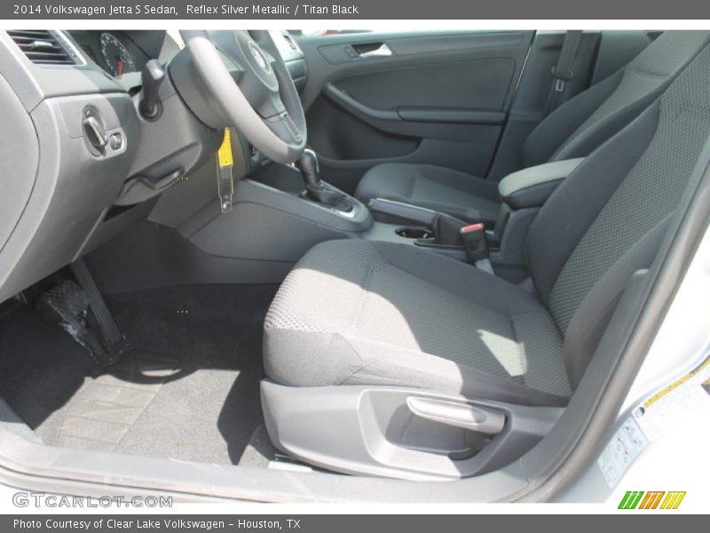 Reflex Silver Metallic / Titan Black 2014 Volkswagen Jetta S Sedan