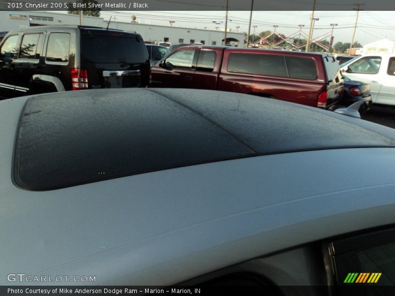 Billet Silver Metallic / Black 2015 Chrysler 200 S