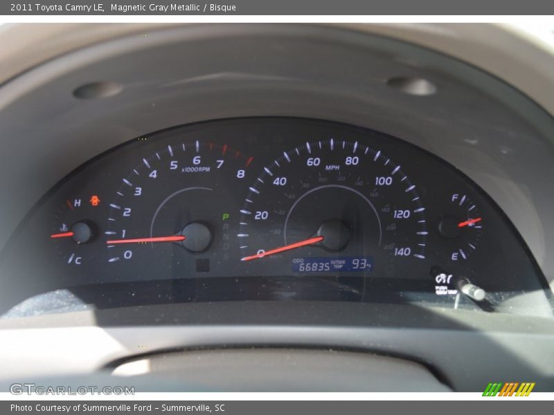 Magnetic Gray Metallic / Bisque 2011 Toyota Camry LE