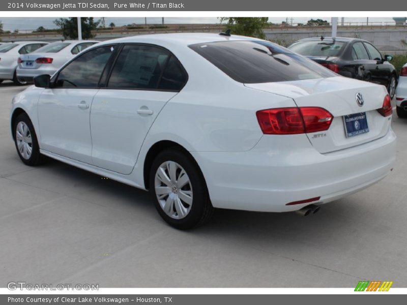 Pure White / Titan Black 2014 Volkswagen Jetta TDI Sedan
