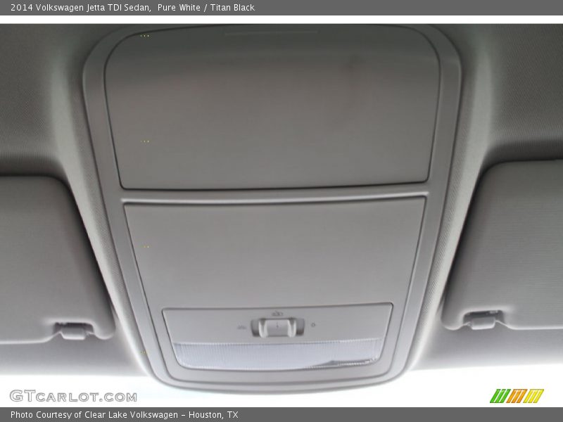 Pure White / Titan Black 2014 Volkswagen Jetta TDI Sedan