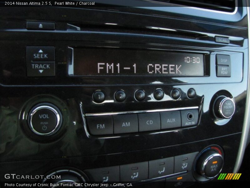 Pearl White / Charcoal 2014 Nissan Altima 2.5 S