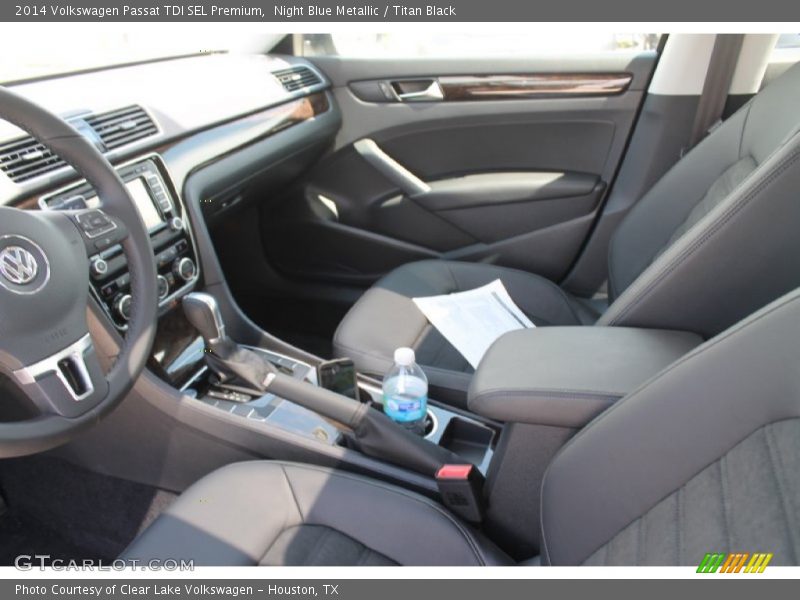 Night Blue Metallic / Titan Black 2014 Volkswagen Passat TDI SEL Premium