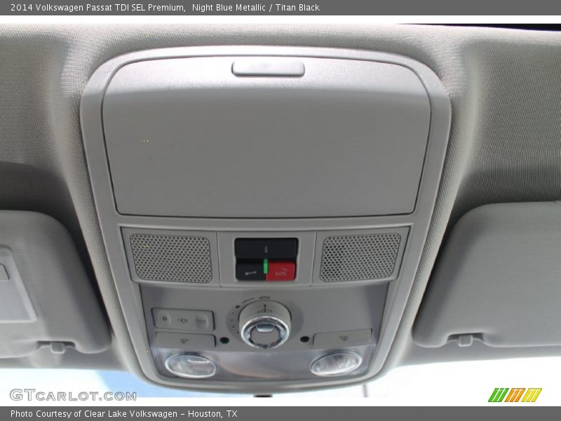 Night Blue Metallic / Titan Black 2014 Volkswagen Passat TDI SEL Premium