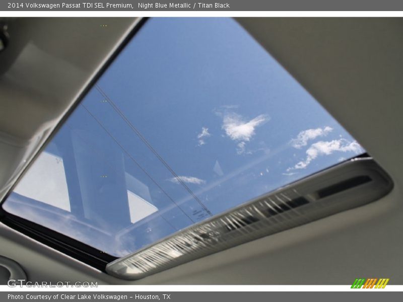 Night Blue Metallic / Titan Black 2014 Volkswagen Passat TDI SEL Premium