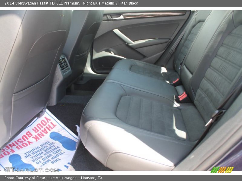 Night Blue Metallic / Titan Black 2014 Volkswagen Passat TDI SEL Premium