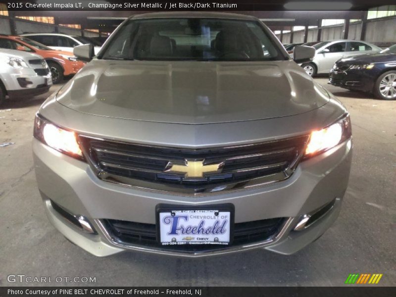 Champagne Silver Metallic / Jet Black/Dark Titanium 2015 Chevrolet Impala LT